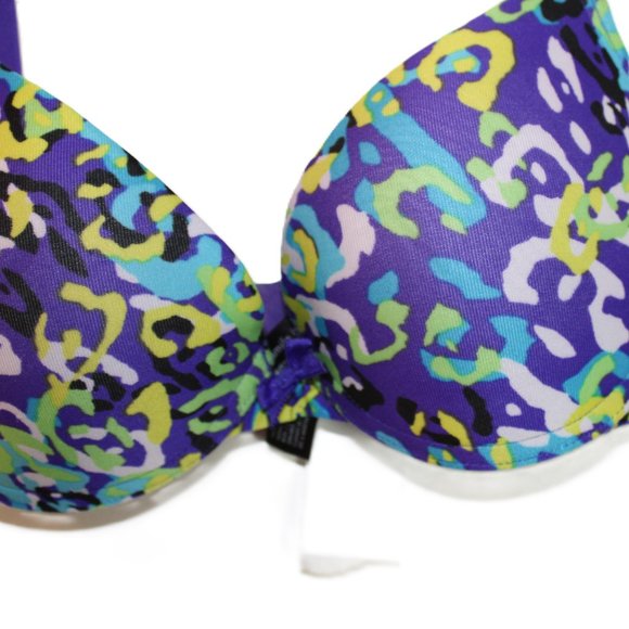 Smart Sexy Underwire Bra Size 34B Purple-Aqua-Black-Mustard - Picture 3 of 9